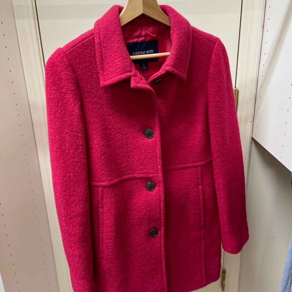 Size 2 lands end pea coat